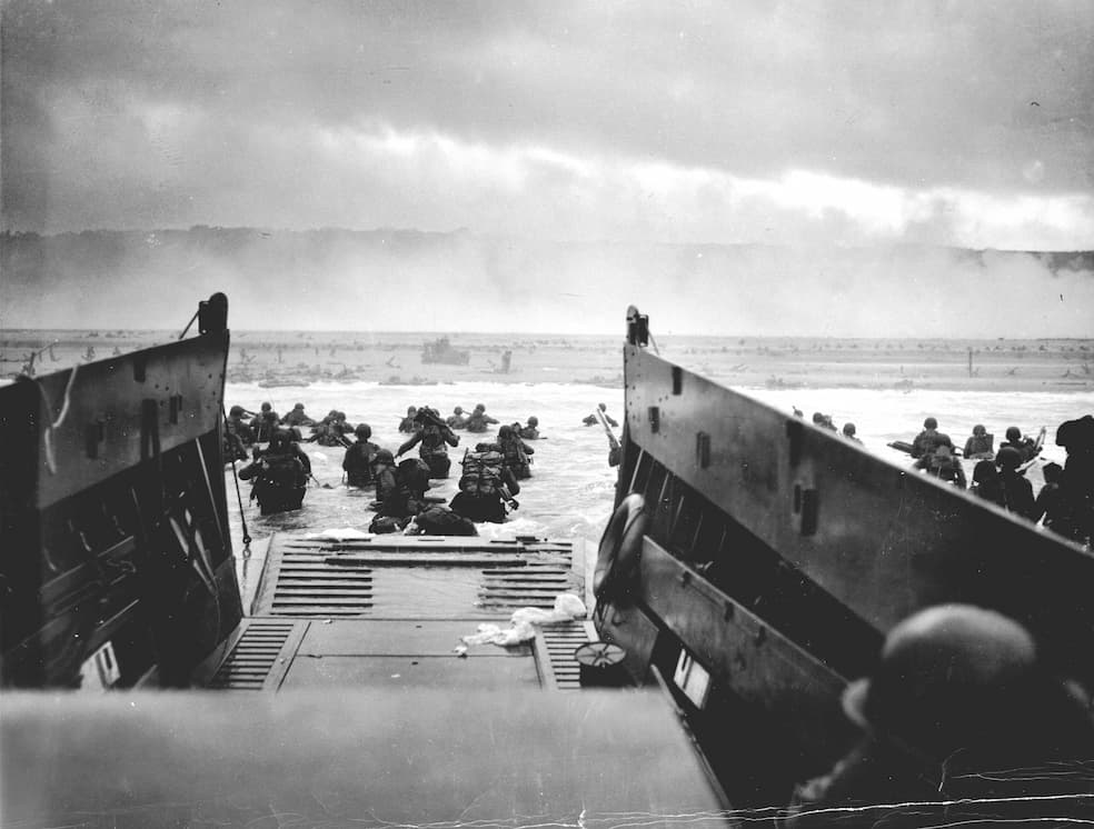 Landing op Omaha Beach op 6 juni 1944