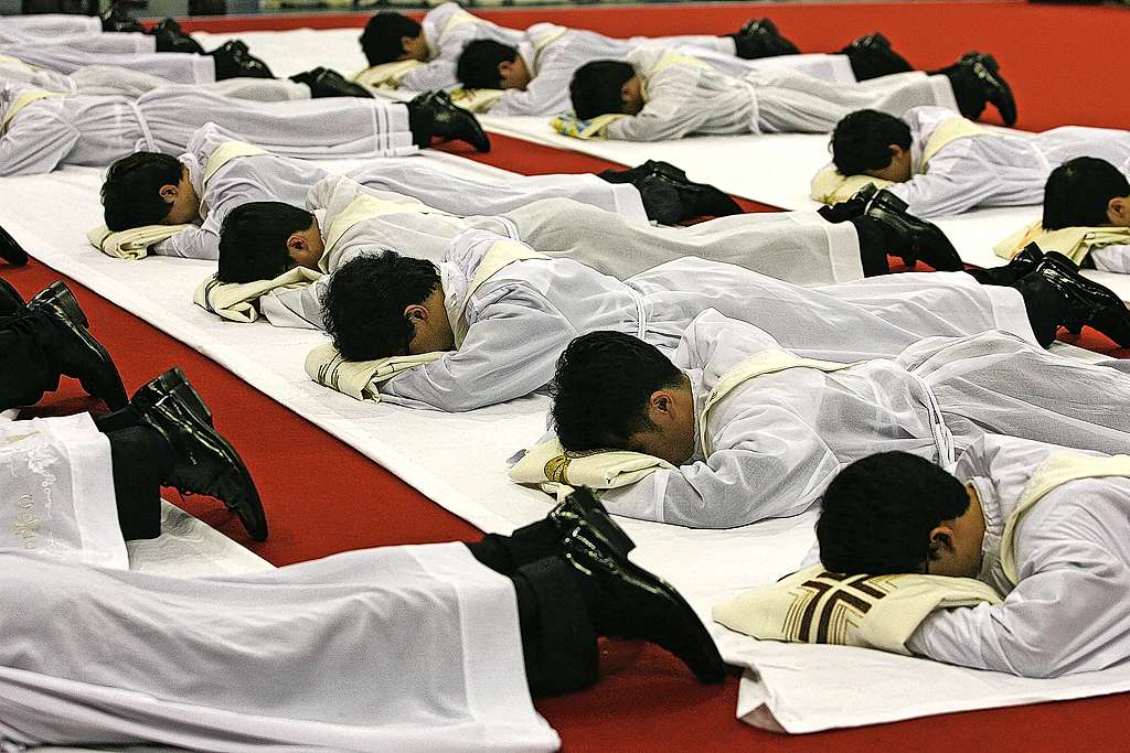 Aan kandidaten voor het priesterschap heeft Zuid-Korea geen gebrek. © Belga Image