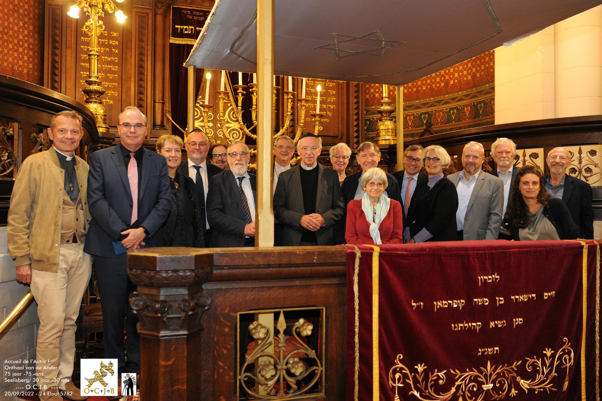 Het Overlegorgaan van Christenen en Joden in België vierde zijn 30ste verjaardag, met kardinaal Jozef De Kesel als eregast