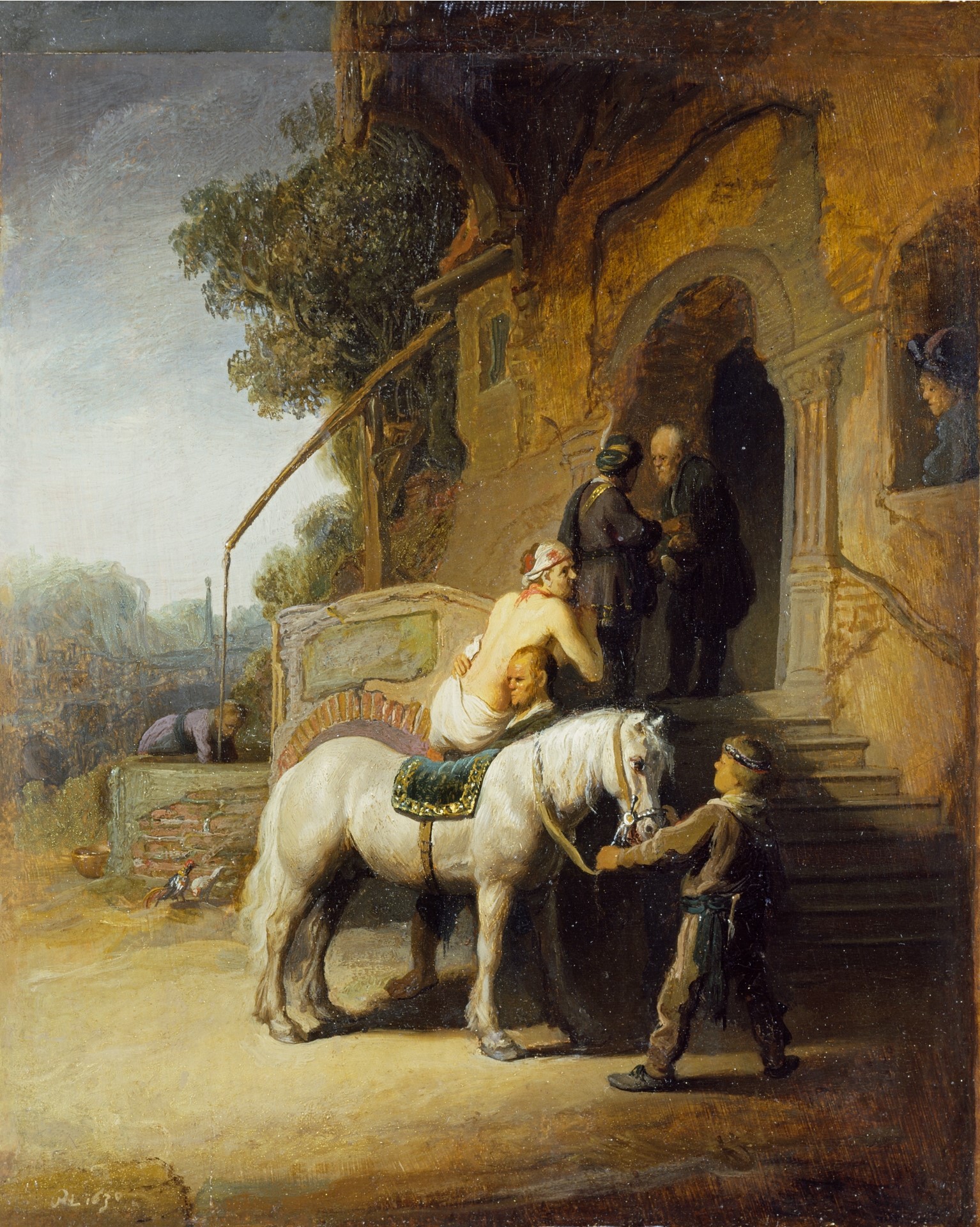 Rembrandts 'De Barmhartige Samaritaan' uit 1633.