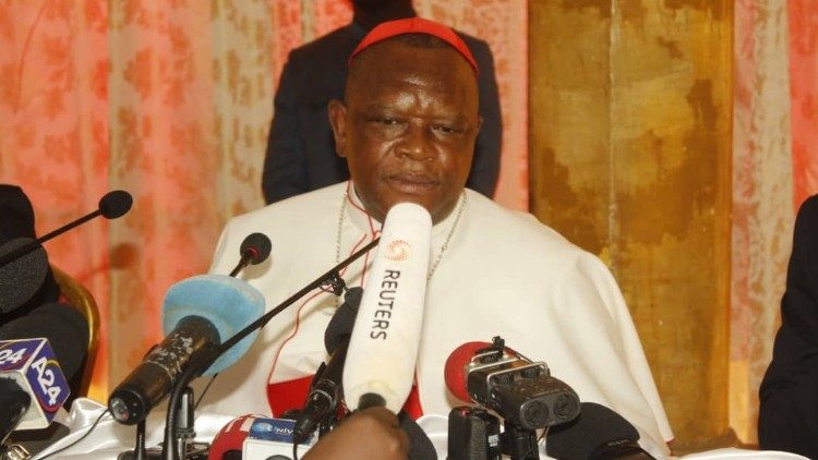Kardinaal Fridolin Ambongo Besungu, aartsbisschop van Kinshasa