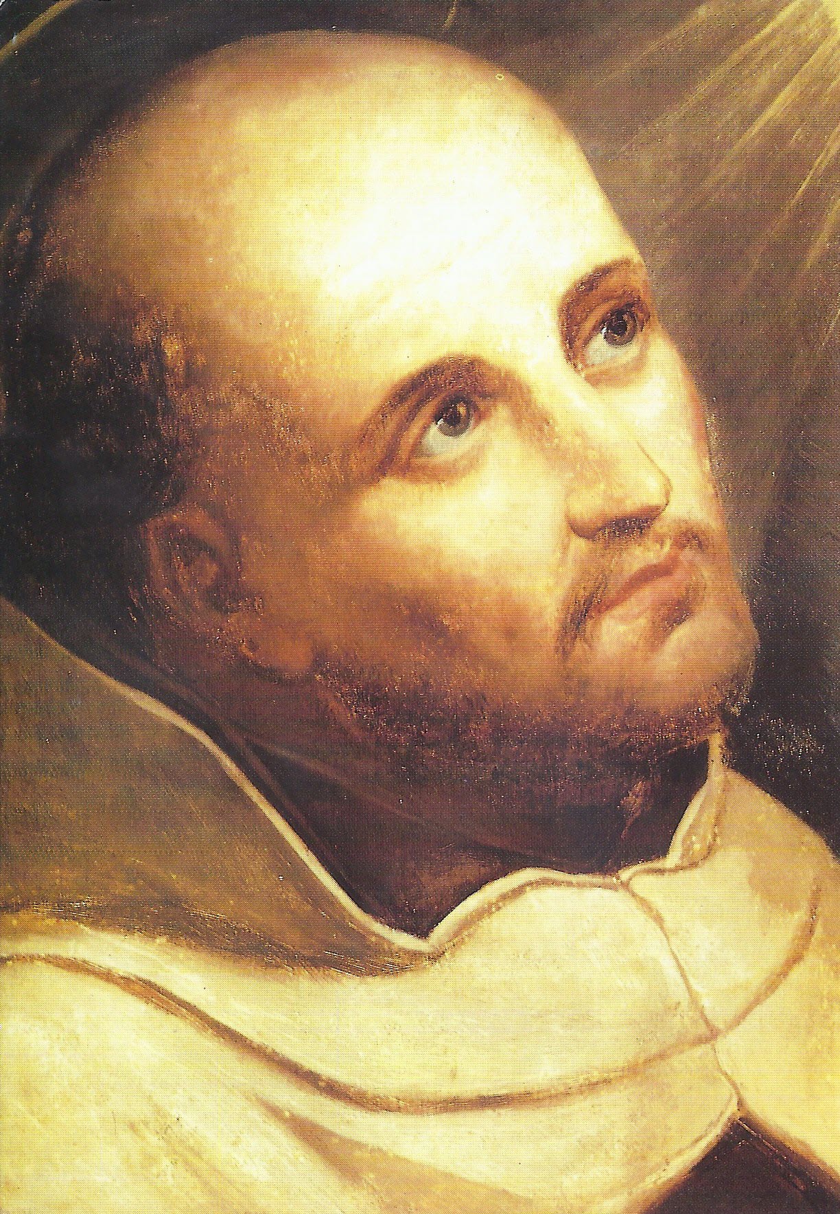 Johannes van het Kruis geschilderd door J. Meganck