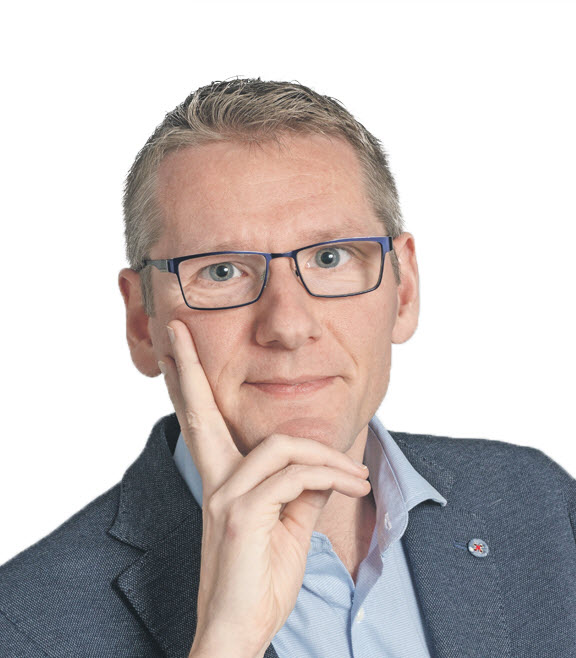 Emmanuel Van Lierde, hoofdredacteur van het christelijke opinieweekblad Tertio